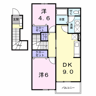 エステート雅 203【管理NO：1-012218701-02030】 ★家具家電は申し込み後に搬入します★ ★2026年10月中旬入居可能★の外観画像