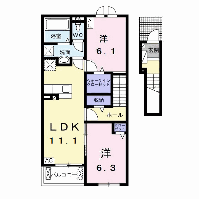 ＤＩＣＥ－ＫⅡ（ダイスケーⅡ） 203【管理NO：1-027245801-02030】 ★家具家電は申し込み後に搬入します★ ★2026年10月中旬入居可能★の外観画像
