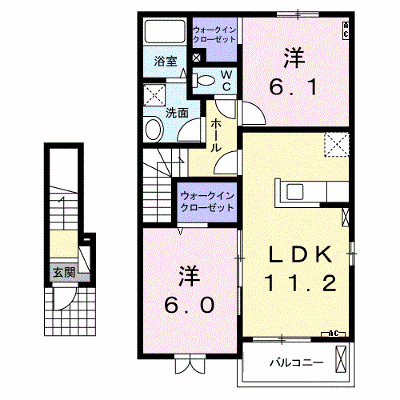 イースト　ヴィレッジＢ 205【管理NO：1-018813902-02040】 ★家具家電は申し込み後に搬入します★ ★2026年10月中旬入居可能★の外観画像