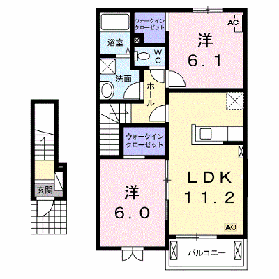 サクラヒルズ 205【管理NO：1-020147501-02040】 ★家具家電は申し込み後に搬入します★ ★2026年10月中旬入居可能★の外観画像