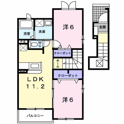 ポルテ・ボヌール 201【管理NO：1-016933601-02010】 ★家具家電は申し込み後に搬入します★ ★2026年09月上旬入居可能★の外観画像