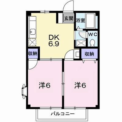 メゾン井貫 202【管理NO：1-003866601-02020】 ★家具家電は申し込み後に搬入します★ ★2026年10月中旬入居可能★の外観画像