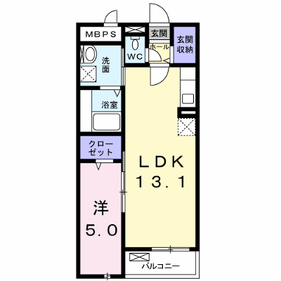 ミ　ライズ 202【管理NO：1-021420301-02020】 ★家具家電は申し込み後に搬入します★ ★2026年10月中旬入居可能★の外観画像