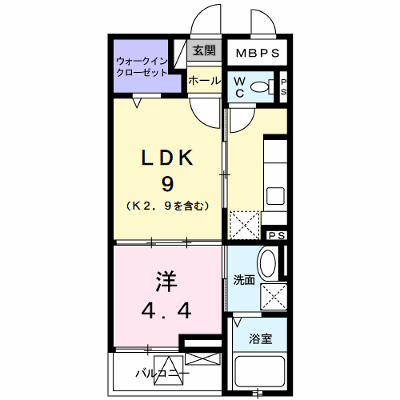 プログレＮε 202【管理NO：1-020333701-02020】 ★家具家電は申し込み後に搬入します★ ★2026年10月中旬入居可能★の外観画像
