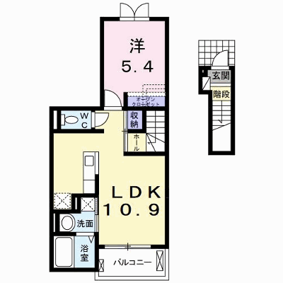 グラウクス 202【管理NO：1-020612701-02020】 ★家具家電は申し込み後に搬入します★ ★2026年09月中旬入居可能★の外観画像