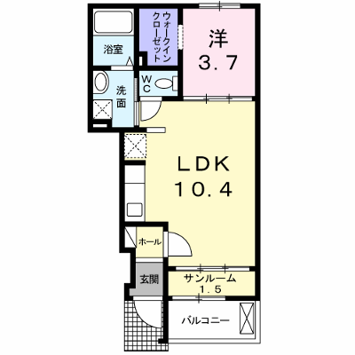 アップヒル　ロジェ 102【管理NO：1-018008001-01020】 ★家具家電は申し込み後に搬入します★ ★2026年10月上旬入居可能★の外観画像