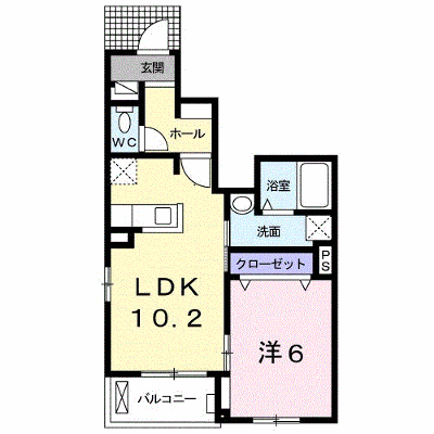 コンフォール 102【管理NO：1-024791001-01020】 ★家具家電は申し込み後に搬入します★ ★2026年10月上旬入居可能★の外観画像