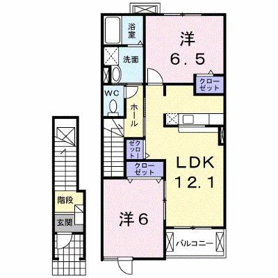 エテルノ　Ⅰ 202【管理NO：1-014474501-02020】 ★家具家電は申し込み後に搬入します★ ★2026年10月上旬入居可能★の外観画像