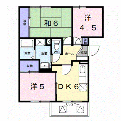ラフォーレⅠ 301【管理NO：1-004817101-03010】 ★家具家電は申し込み後に搬入します★ ★2026年10月中旬入居可能★の外観画像