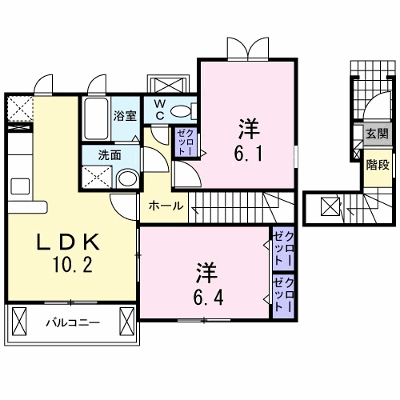 ハッピネスハウス　Ｂ 201【管理NO：1-014234802-02010】 ★家具家電は申し込み後に搬入します★ ★2026年10月中旬入居可能★の外観画像