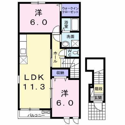 メゾン　アスナロ　Ⅲ 201【管理NO：1-018444701-02010】 ★家具家電は申し込み後に搬入します★ ★2026年10月中旬入居可能★の外観画像