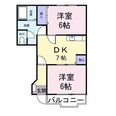 フラット・ハイムＡ 102【管理NO：1-012302701-01020】 ★家具家電は申し込み後に搬入します★ ★2026年10月中旬入居可能★の外観画像