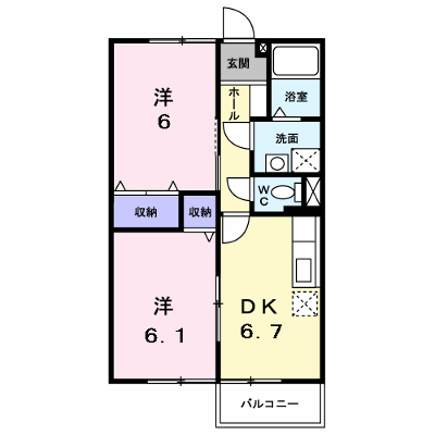 サンスクエア２１・Ｂ 202【管理NO：1-009748901-02020】 ★家具家電は申し込み後に搬入します★ ★2026年10月中旬入居可能★の外観画像