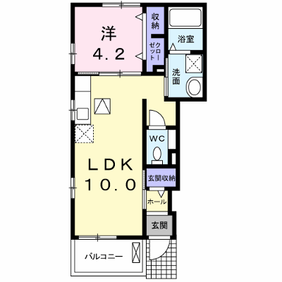 カーサ・セレーノＡ 101【管理NO：1-019277401-01010】 ★家具家電は申し込み後に搬入します★ ★2026年10月中旬入居可能★の外観画像