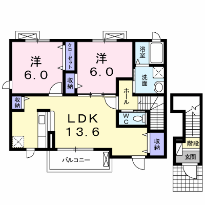 サンフィールド・ＫＵ　Ｂ 201【管理NO：1-015604302-02010】 ★家具家電は申し込み後に搬入します★の外観画像