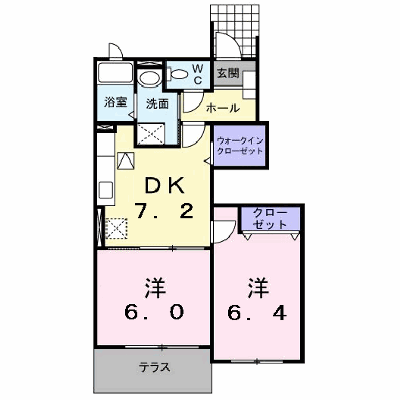ヴィラ・ソレイユＡ 102【管理NO：1-015165001-01020】 ★家具家電は申し込み後に搬入します★ ★2026年10月中旬入居可能★の外観画像