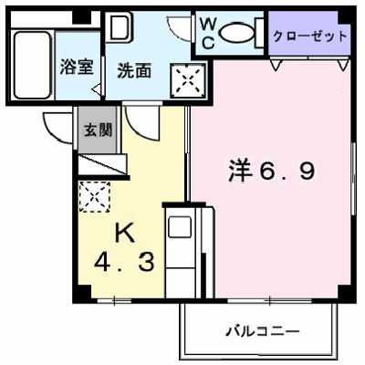グリシーヌメゾン・ＭＫ 202【管理NO：1-011744701-02020】 ★家具家電は申し込み後に搬入します★ ★2026年10月上旬入居可能★の外観画像