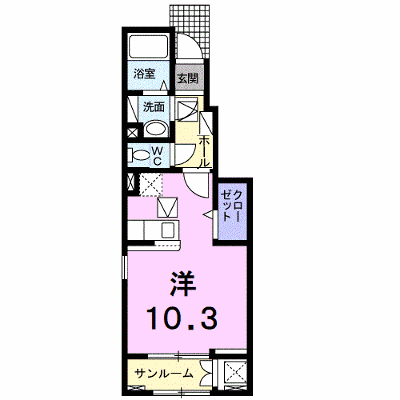 キャトルセゾン北久米　Ⅲ 107【管理NO：1-024786203-01060】 ★家具家電は申し込み後に搬入します★ ★2026年09月中旬入居可能★の外観画像