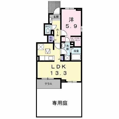 グランハピネス　Ⅱ 101【管理NO：1-020281902-01010】 ★家具家電は申し込み後に搬入します★ ★2026年10月中旬入居可能★の外観画像