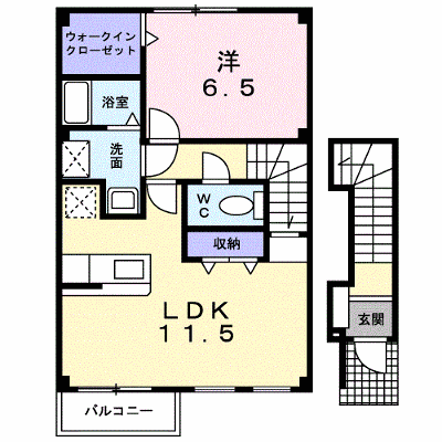サンセレノ 201【管理NO：1-014313501-02010】 ★家具家電は申し込み後に搬入します★ ★2026年10月中旬入居可能★の外観画像