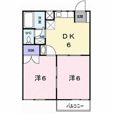 ニューシティＫ＆Ｅ 202【管理NO：1-003219701-02020】 ★家具家電は申し込み後に搬入します★ ★2026年10月上旬入居可能★の外観画像