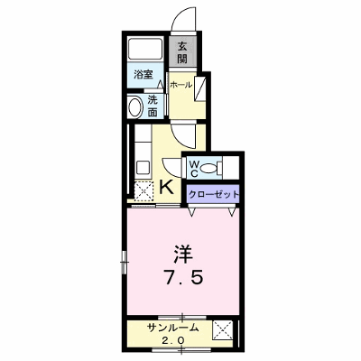 フォルトーナ　Ａ 105【管理NO：1-017345301-01050】 ★家具家電は申し込み後に搬入します★の外観画像