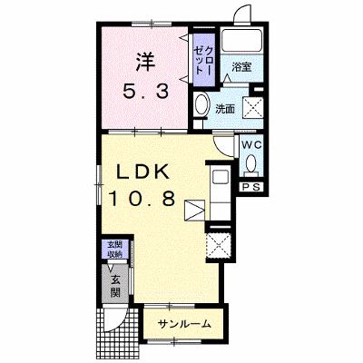 カメリアロッサ　Ⅰ 101【管理NO：1-026649601-01010】 ★家具家電は申し込み後に搬入します★ ★2026年10月中旬入居可能★の外観画像