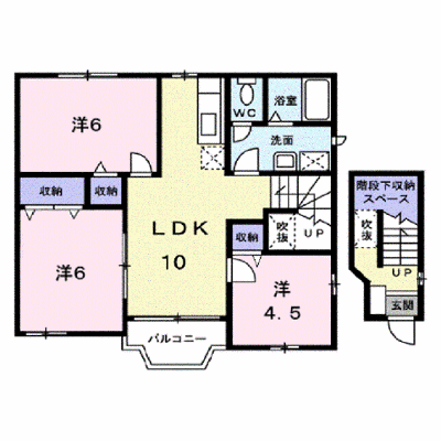 シティハイツ山田Ｅ 203【管理NO：1-006263101-02030】 ★家具家電は申し込み後に搬入します★ ★2026年10月中旬入居可能★の外観画像
