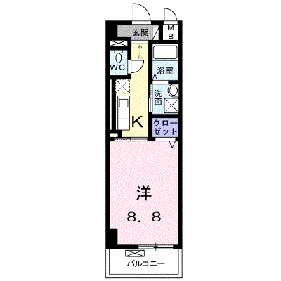 ラフィーネ不動　湯田 406【管理NO：1-016474101-04060】 ★家具家電は申し込み後に搬入します★の外観画像