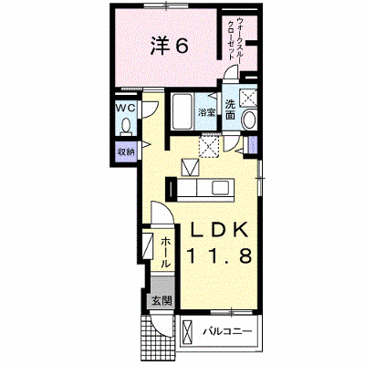 ヴィラ・コリーヌＢ 103【管理NO：1-023885202-01030】 ★家具家電は申し込み後に搬入します★の外観画像