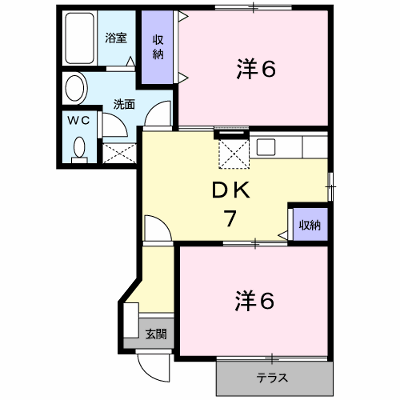 エルグルーヴ 102【管理NO：1-009507401-01020】 ★家具家電は申し込み後に搬入します★ ★2026年10月上旬入居可能★の外観画像