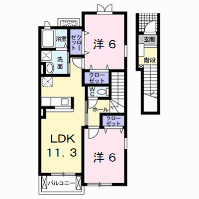 ソレイユ元町Ⅱ　Ｂ 201【管理NO：1-015365802-02010】 ★家具家電は申し込み後に搬入します★ ★2026年09月下旬入居可能★の外観画像