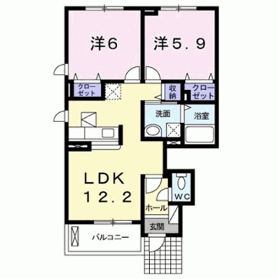 グリンデルハイム若園Ａ 101【管理NO：1-015855101-01010】 ★家具家電は申し込み後に搬入します★ ★2026年10月中旬入居可能★の外観画像