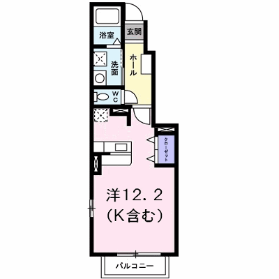 グランウィステリア 105【管理NO：1-022679301-01050】 ★家具家電は申し込み後に搬入します★ ★2026年10月上旬入居可能★の外観画像
