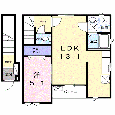 レ　セレニタ 203【管理NO：1-027298301-02030】 ★家具家電は申し込み後に搬入します★ ★2026年10月中旬入居可能★の外観画像