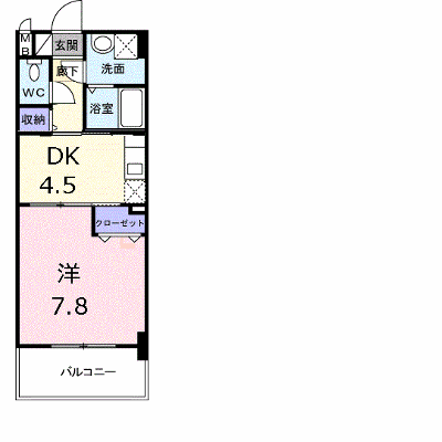 グロリオーサ 207【管理NO：1-014073201-02070】 ★家具家電は申し込み後に搬入します★ ★2026年10月上旬入居可能★の外観画像