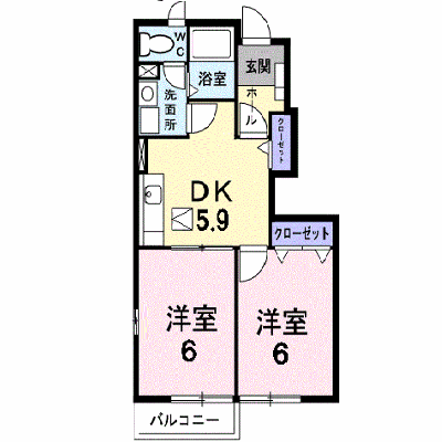 ガーデンヒルズＡ 104【管理NO：1-012171101-01040】 ★家具家電は申し込み後に搬入します★の外観画像