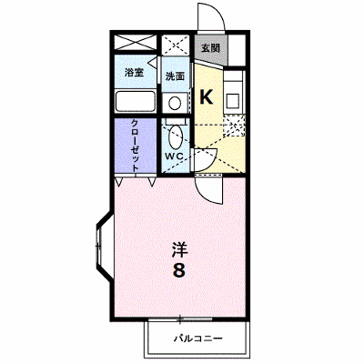 アグリーアブル 103【管理NO：1-011136701-01030】 ★家具家電は申し込み後に搬入します★ ★2026年10月中旬入居可能★の外観画像
