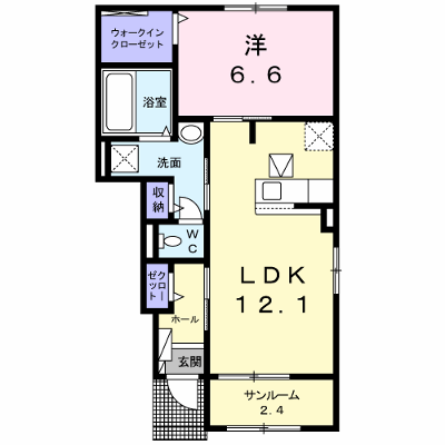 ピンズ唐津Ⅳ 103【管理NO：1-025038504-01030】 ★家具家電は申し込み後に搬入します★の外観画像