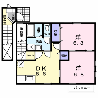 ラフィネⅠ 201【管理NO：1-011302301-02010】 ★家具家電は申し込み後に搬入します★ ★2026年10月上旬入居可能★の外観画像