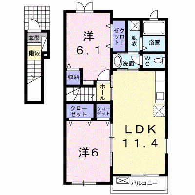 グリーンフィールズ 201【管理NO：1-016739201-02010】 ★家具家電は申し込み後に搬入します★の外観画像