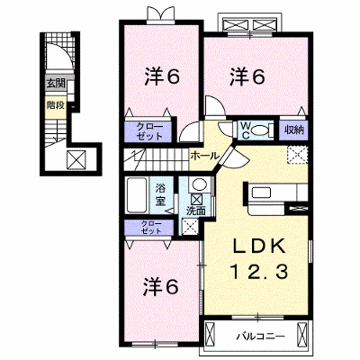 サンブライト 201【管理NO：1-015531801-02010】 ★家具家電は申し込み後に搬入します★ ★2026年10月上旬入居可能★の外観画像