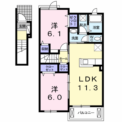アルバーダ・ＭⅠ 202【管理NO：1-018382801-02020】 ★家具家電は申し込み後に搬入します★ ★2026年10月上旬入居可能★の外観画像