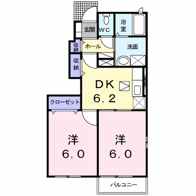 グレープ・ガーデンⅡ 101【管理NO：1-015220502-01010】 ★家具家電は申し込み後に搬入します★ ★2026年10月上旬入居可能★の外観画像