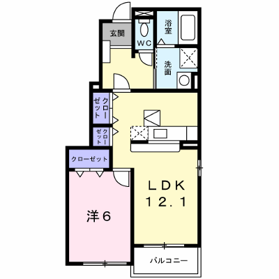 ライジングサン 101【管理NO：1-013041501-01010】 ★家具家電は申し込み後に搬入します★ ★2026年10月中旬入居可能★の外観画像