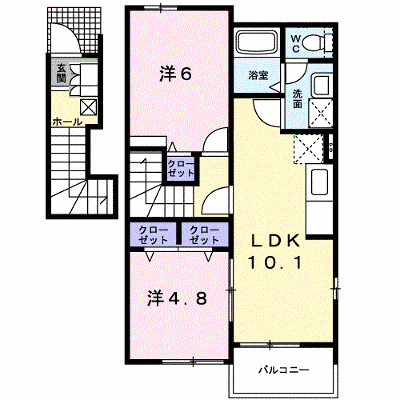 ヴィラユニゾン 201【管理NO：1-012730601-02010】 ★家具家電は申し込み後に搬入します★ ★2026年10月上旬入居可能★の外観画像