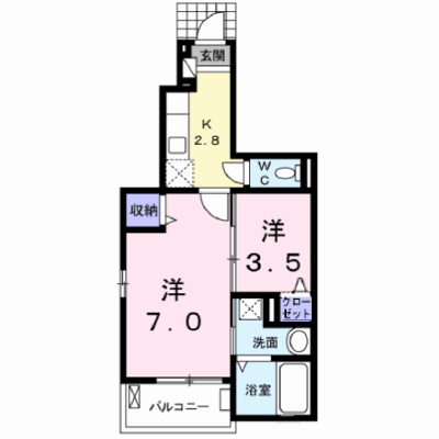 シャーロットⅡ 107【管理NO：1-023347501-01060】 ★家具家電は申し込み後に搬入します★ ★2026年09月上旬入居可能★の外観画像