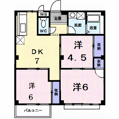 パークハイツ小原田 105【管理NO：1-004102401-01040】 ★家具家電は申し込み後に搬入します★ ★2026年10月中旬入居可能★の外観画像