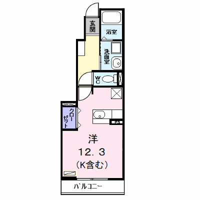 グランデ・フィオーレ 102【管理NO：1-013760001-01020】 ★家具家電は申し込み後に搬入します★ ★2026年10月上旬入居可能★の外観画像