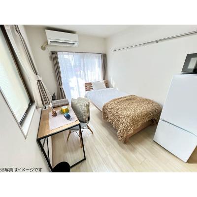 ユニオンマンスリー狭山市２　101　1R・シングル☆【禁煙ルーム】人気の角部屋！安心のモニター付きインターフォン＆便利な宅配ボックス付きの外観画像